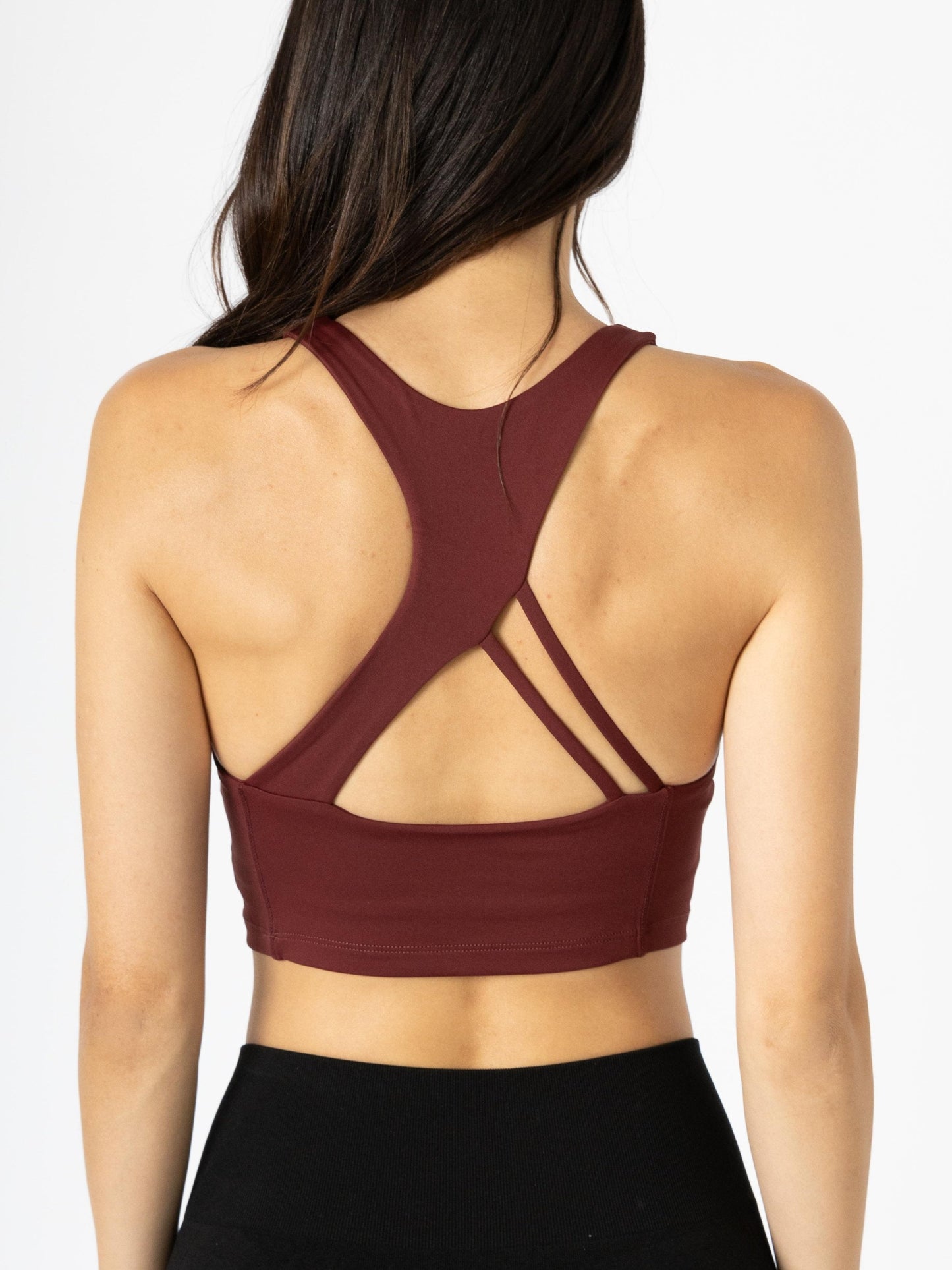 Asymmetrical Criss-Cross Crop Top