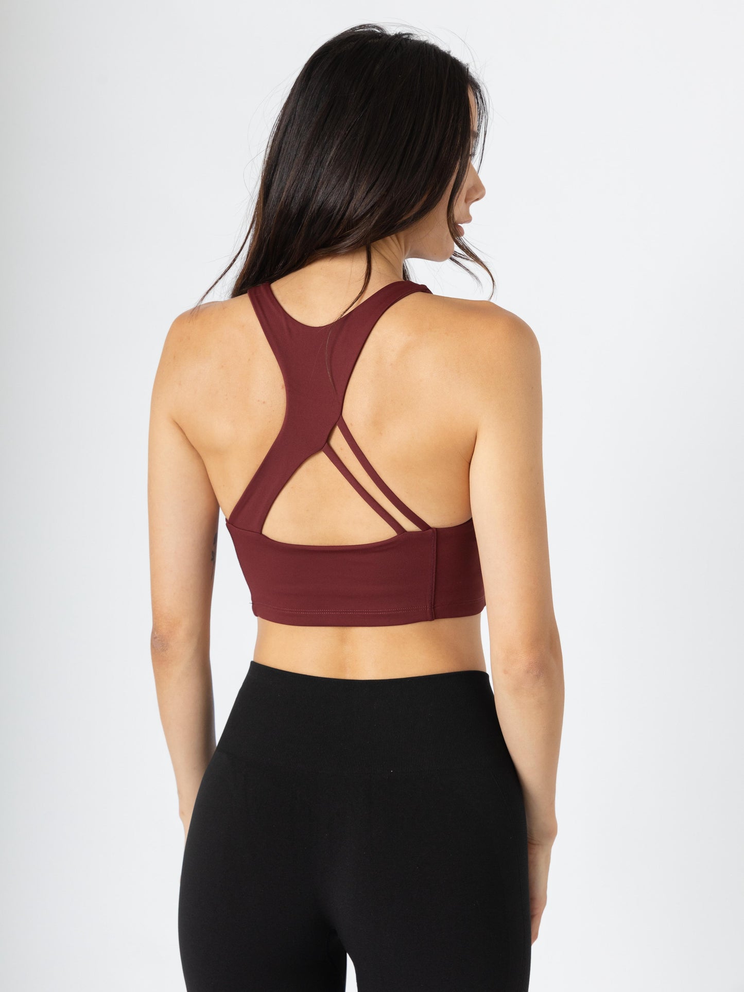 Asymmetrical Criss-Cross Crop Top