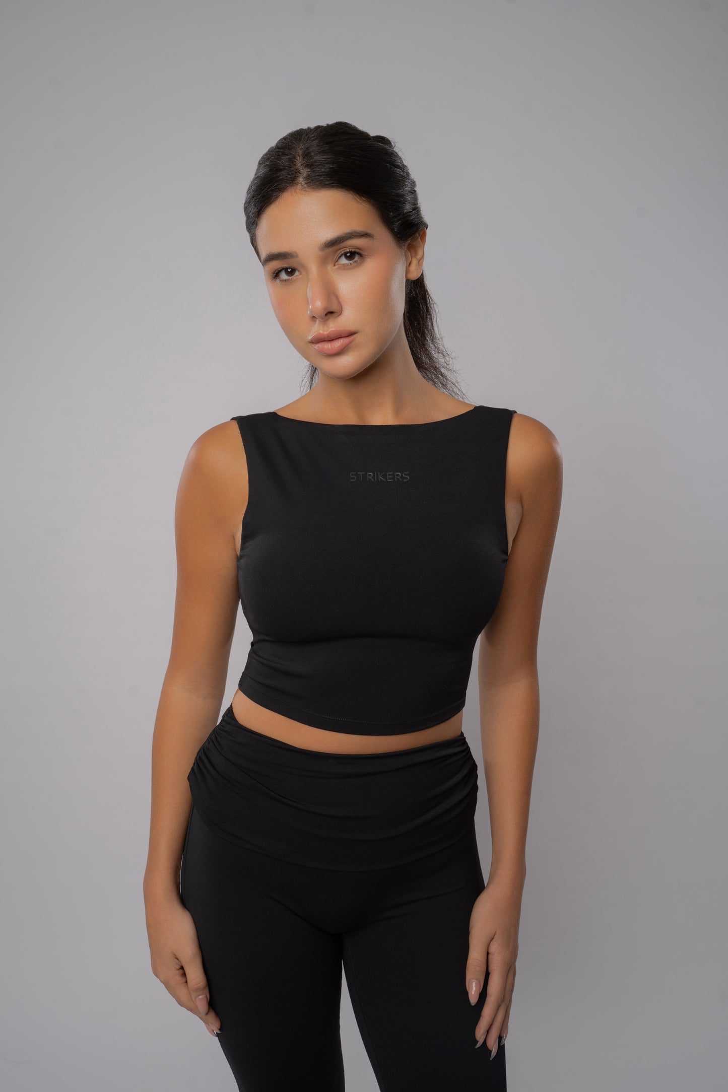 Fold over kick Flair Trousers
black