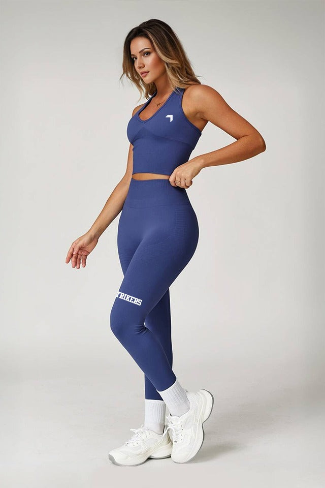 Activate Scrunch High Waisted Leggings Blue
