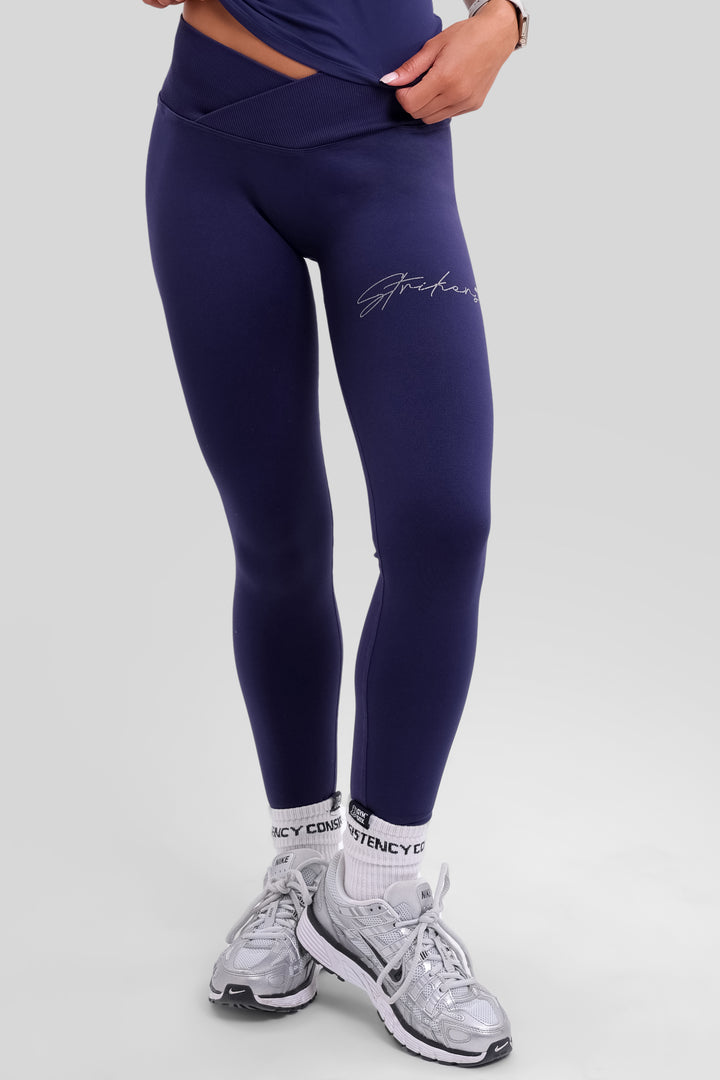 Training Twist Leggings Blue