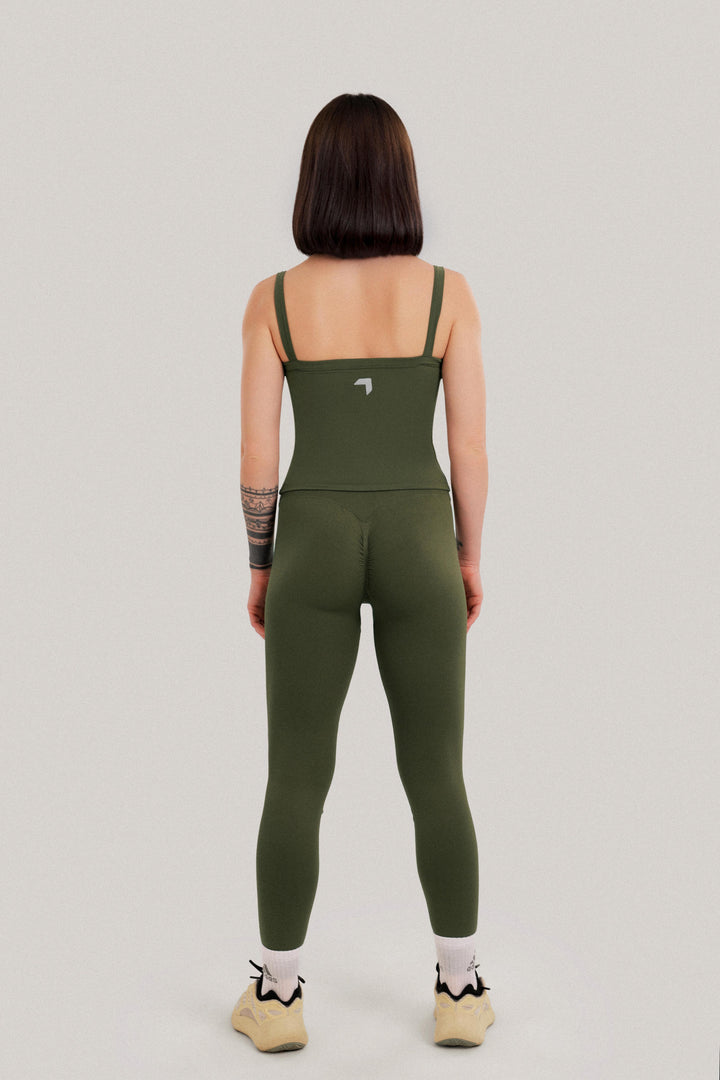 Training Twist Leggings Green