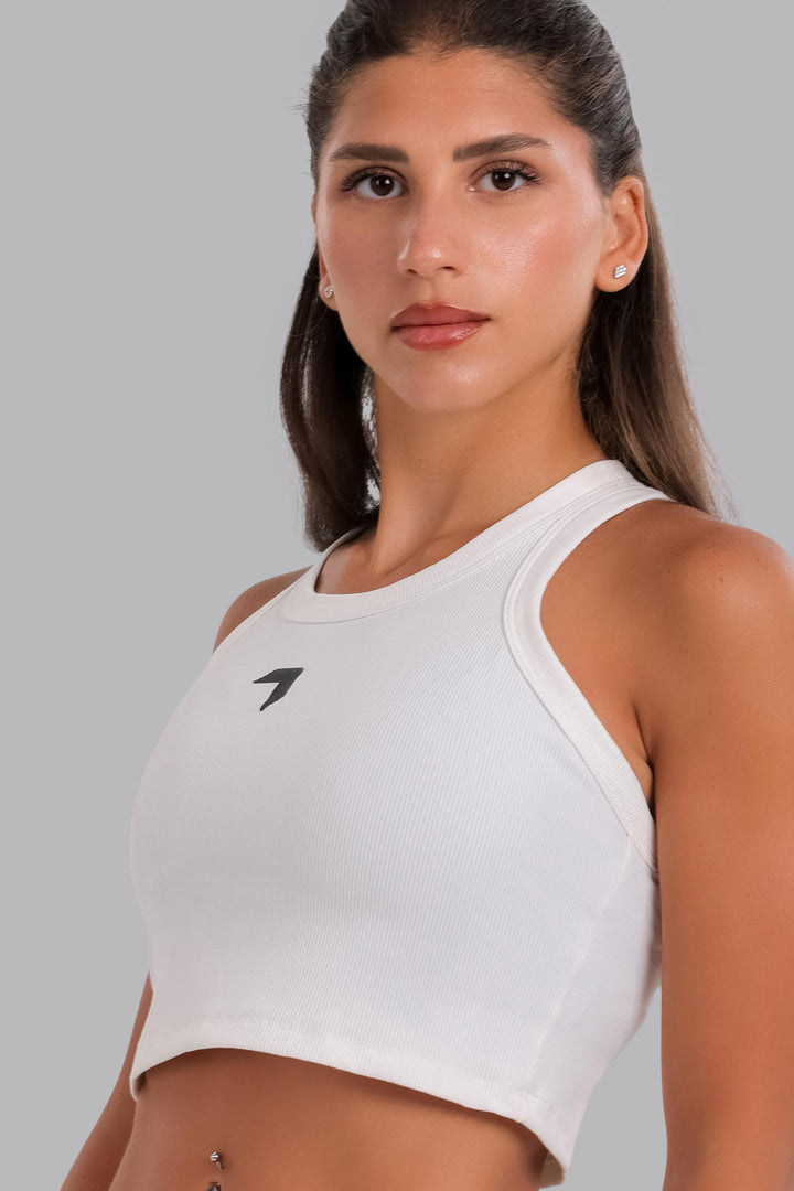 Training Crop Top White