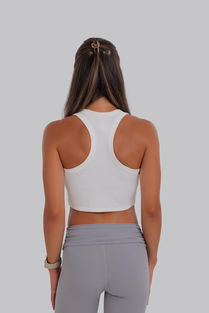 Training Crop Top White