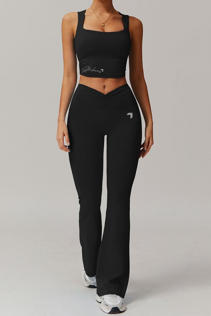 Soft Action-training Crop Top Black