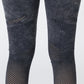 Washed Power Leggings Dark Navy Gray