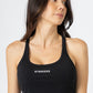 Super Seamless Cross Back Top Black