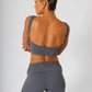 Fold over kick Flair Trousers 
Gray