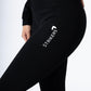 Split Flared Seamless Leggings Black