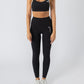 Soft Contrast-Trim Sports bra Black