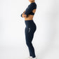 Soft Active Sports Bra Navy