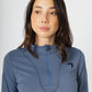 Long Sleeve Henley Shirt blue grey