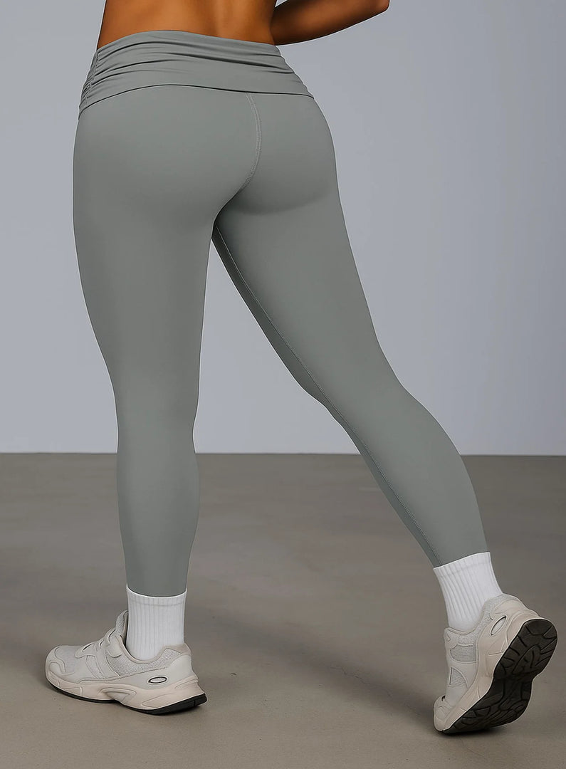 Soft active Foldover Legging Gray