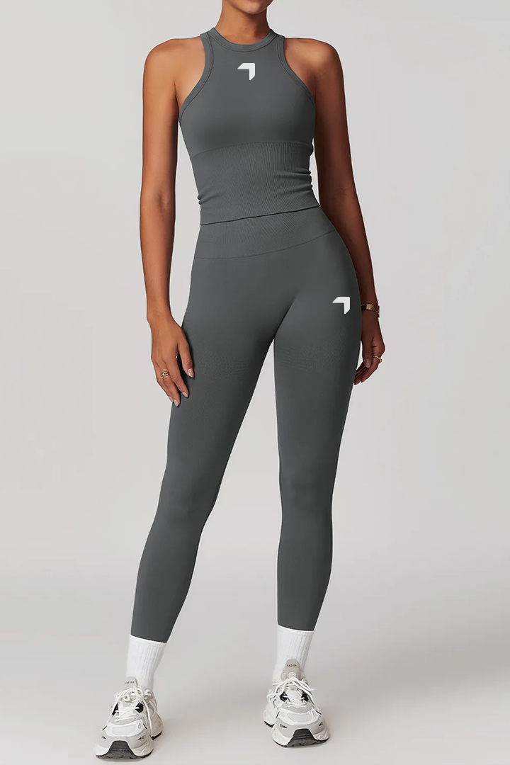 Power  Sleeveless Top Gray