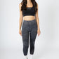 Washed Power Leggings Dark Navy Gray