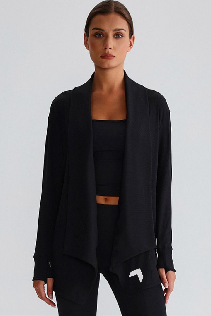 Activate Light Cardigan Black