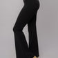 Fold over kick Flair Trousers 
black