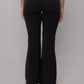Fold over kick Flair Trousers 
black