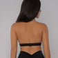 Soft Contrast-Trim Sports bra Black