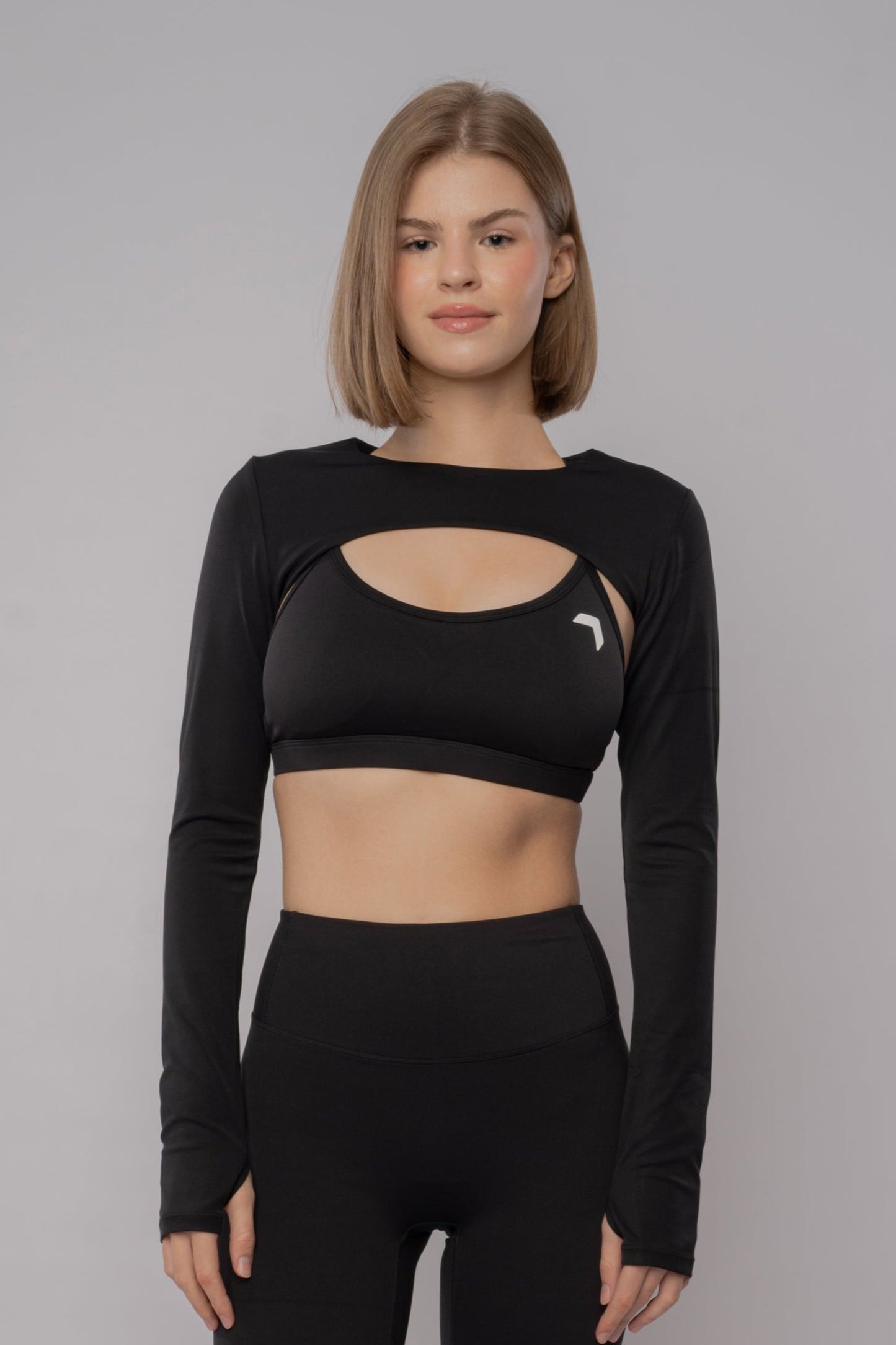 Shrug Soft+Bra Active black