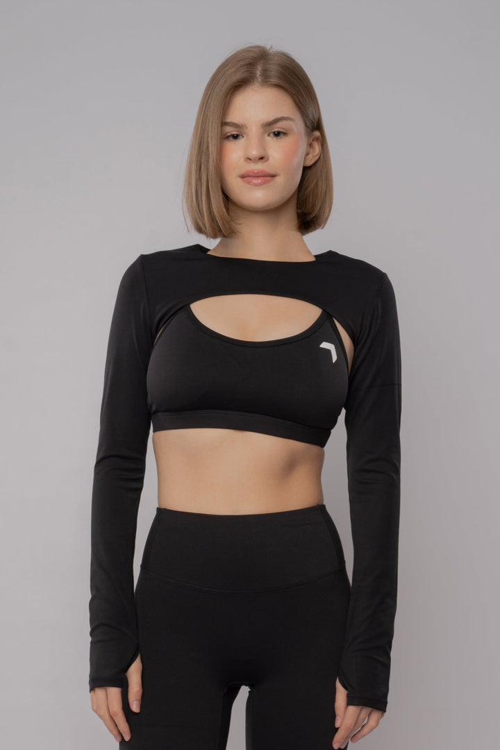 Shrug Soft+Bra Active black