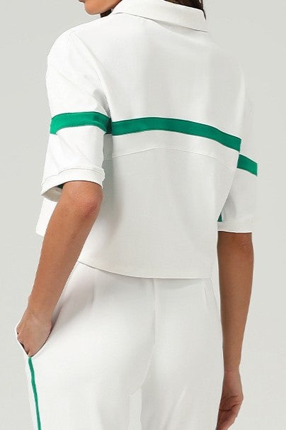 Girls Club Retro wide T-Shirt White
