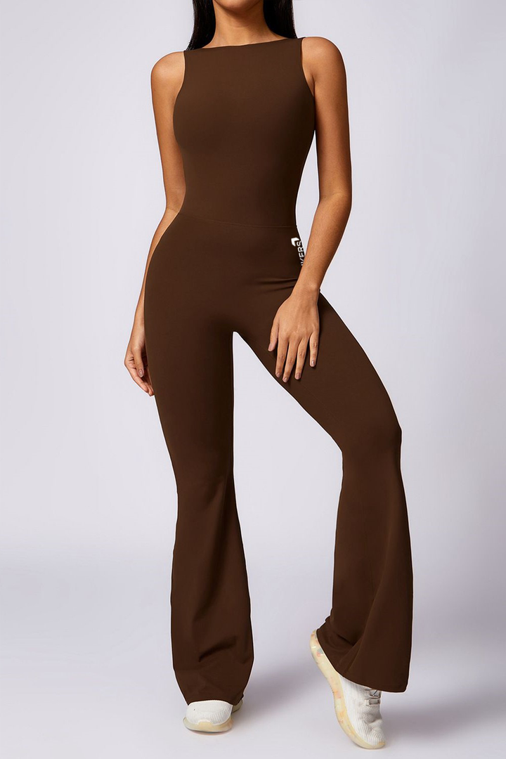Aura Enhance Jumpsuit Brown