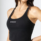 Super Seamless Cross Back Top Black