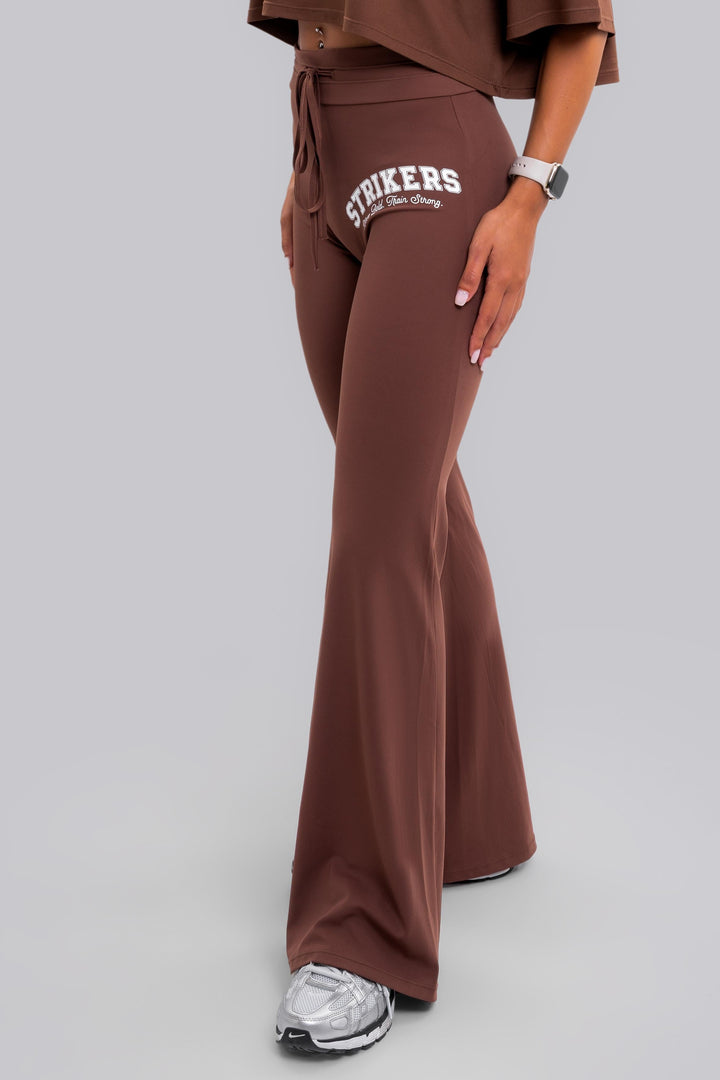 Aura Comfort Flared Leggings Dark Maroon