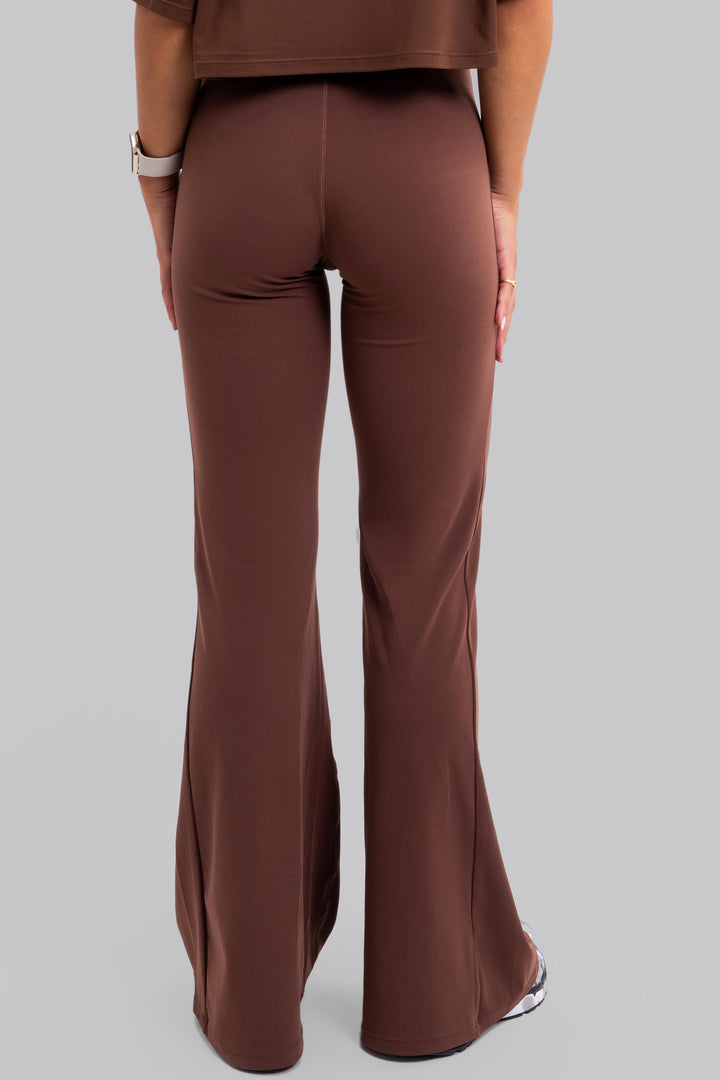 Aura Comfort Flared Leggings Dark Maroon
