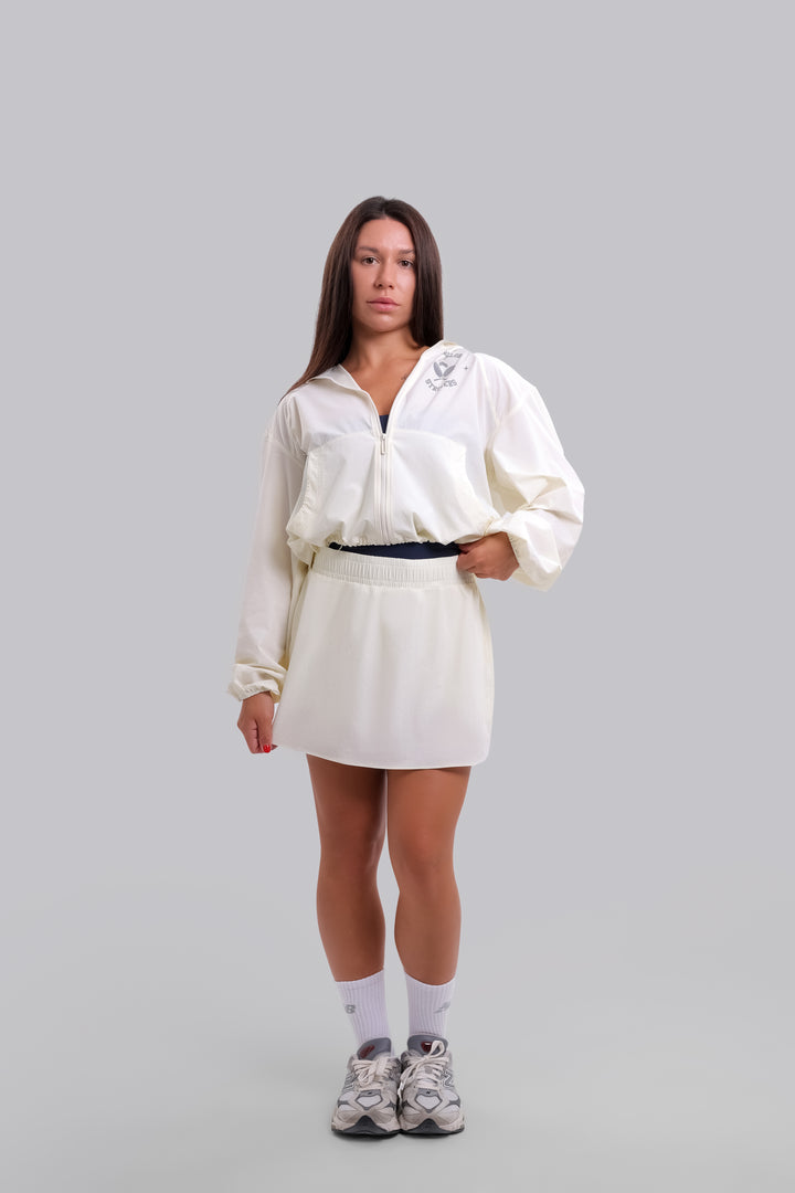 Girls Club Tennis Pocket Skort Off-White