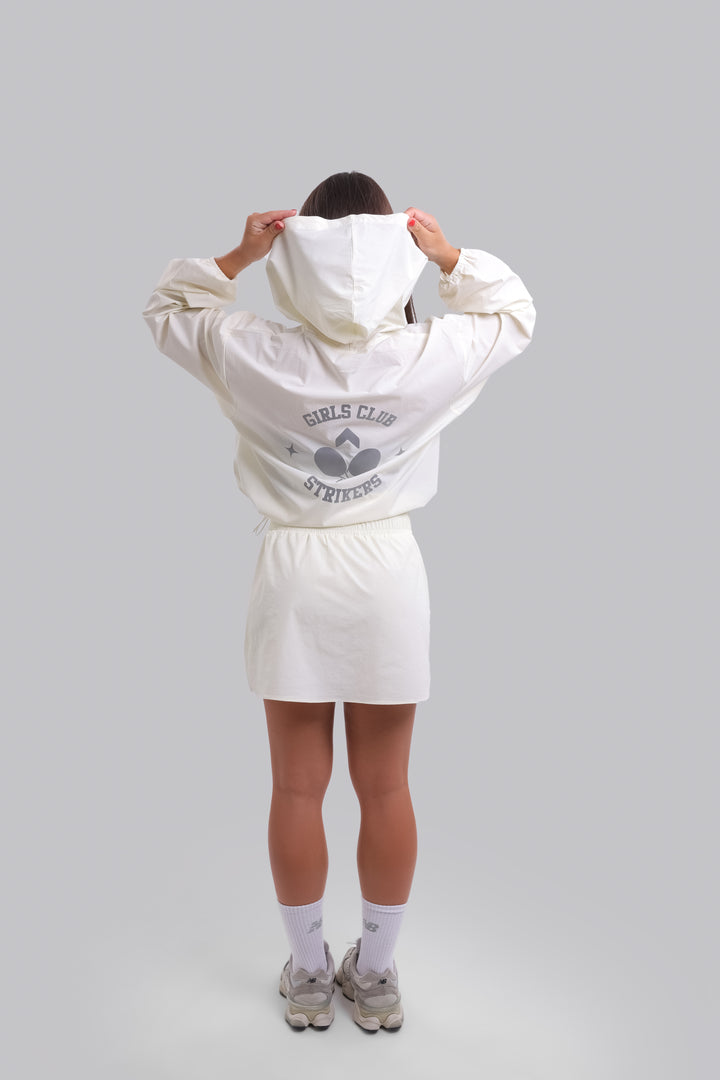 Girls Club Tennis Jacket Off-White