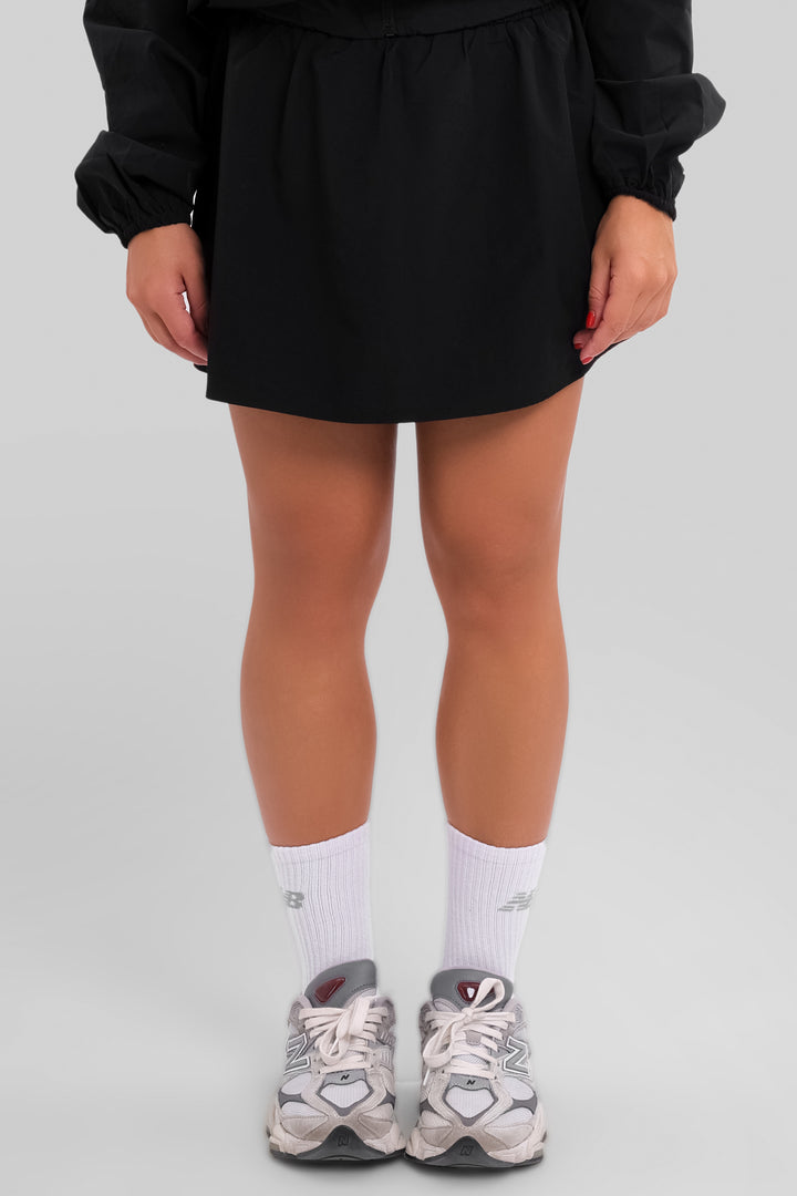 Girls Club Tennis Pocket Skort Black