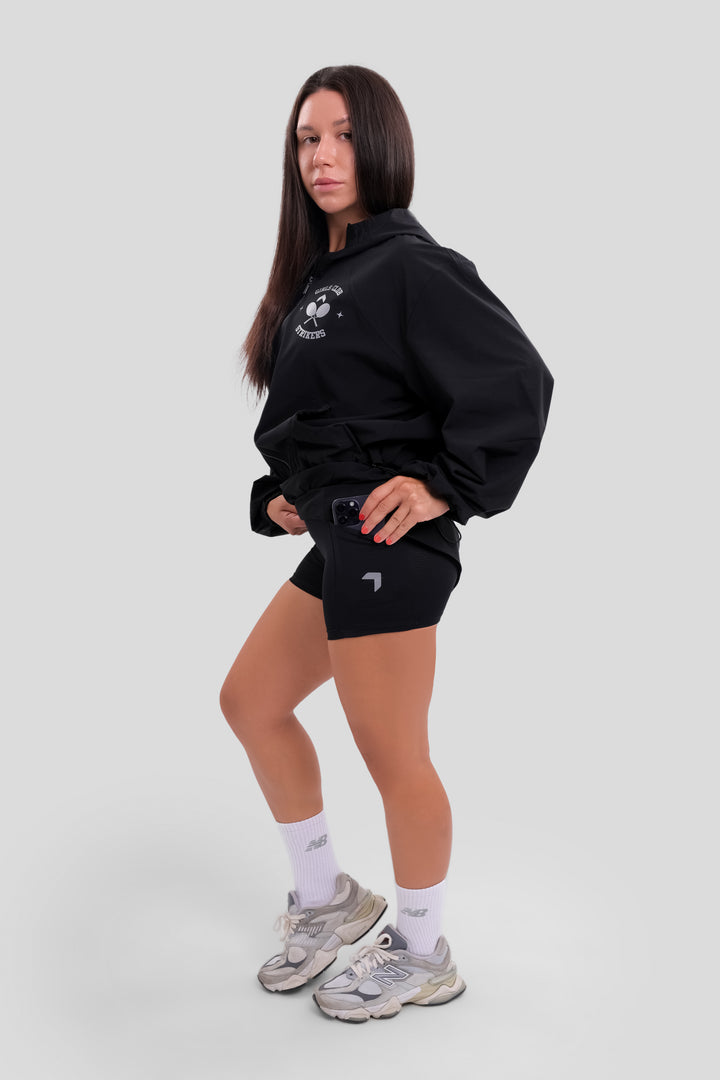 Girls Club Tennis Pocket Skort Black