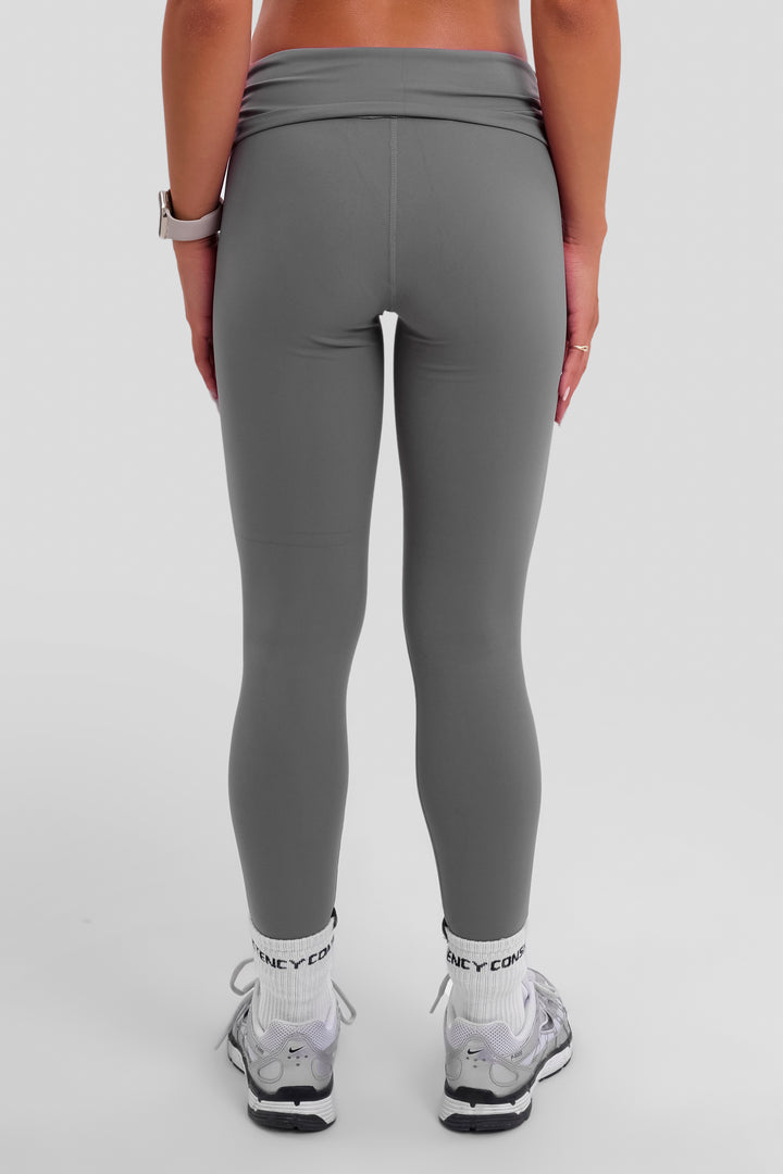 Soft active Foldover Legging Gray