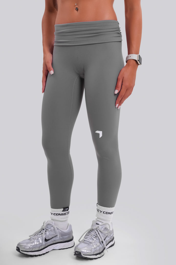 Soft active Foldover Legging Gray