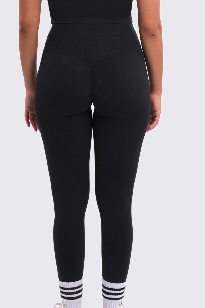 Actions Training Scrunch High Waisted Leggings Black
