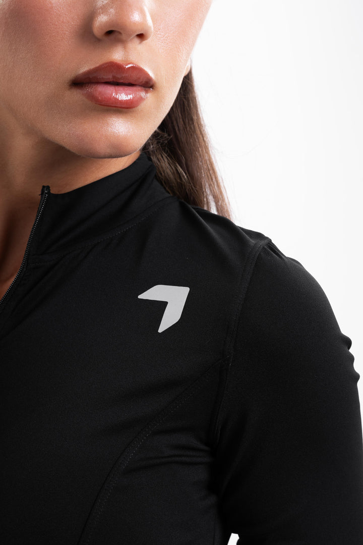 Energy Crop Long Sleeve Jacket Black