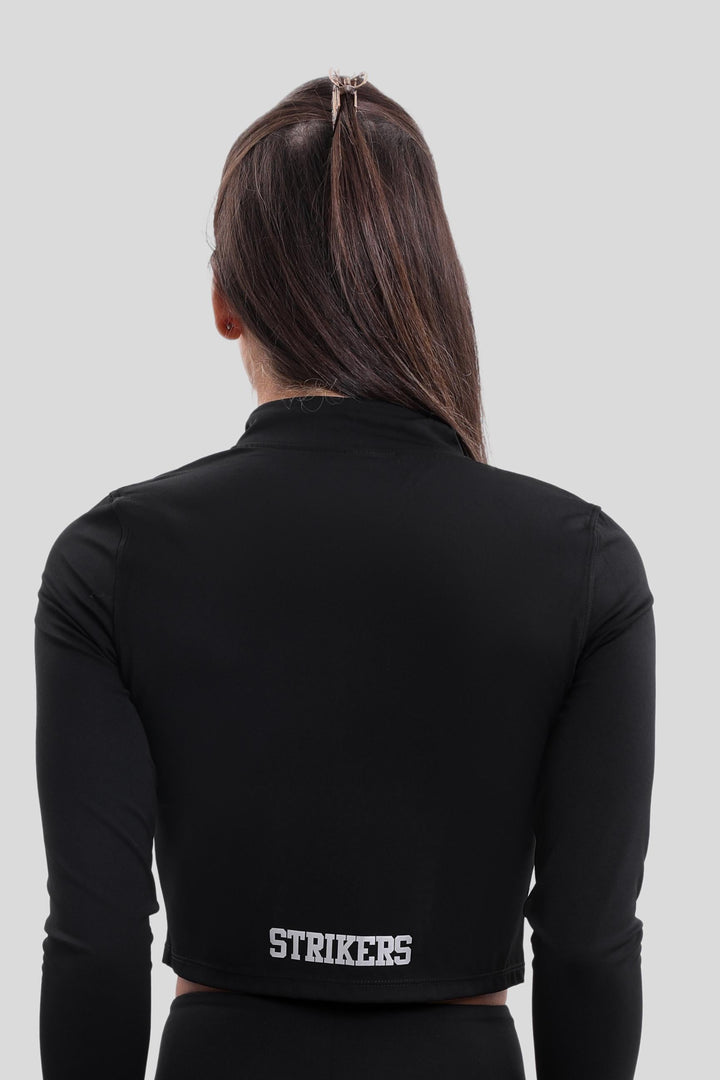 Energy Crop Long Sleeve Jacket Black