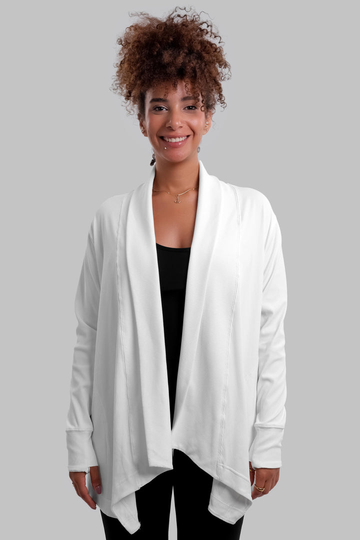 Activate Light Cardigan White