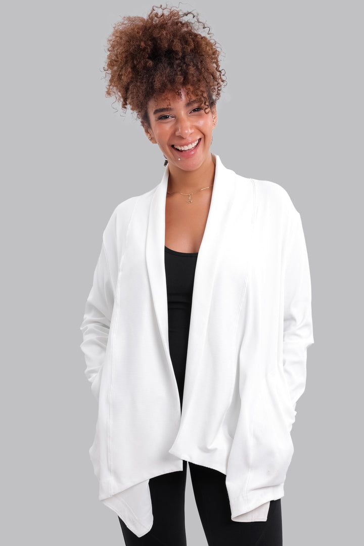 Activate Light Cardigan White