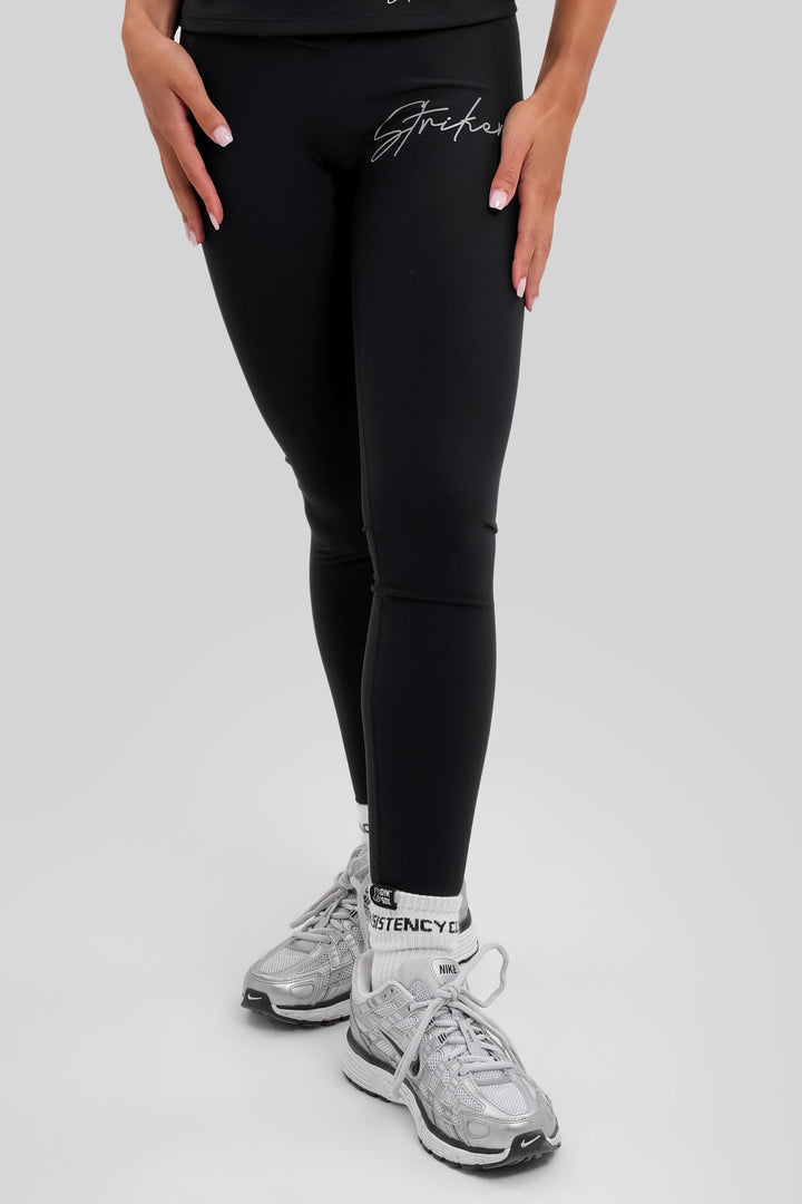 Classic ripped Leggings Black