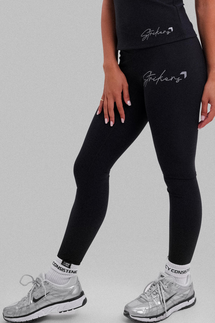 Classic ripped Leggings Black