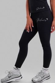Classic ripped Leggings Black
