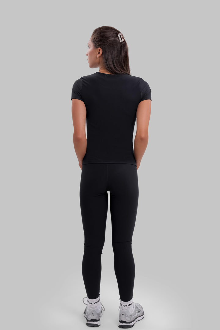 Classic ripped Leggings Black