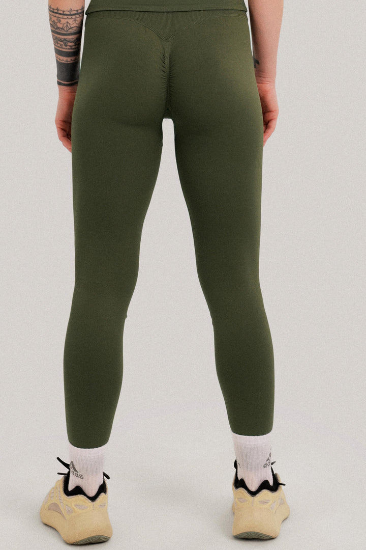Training Twist Leggings Green