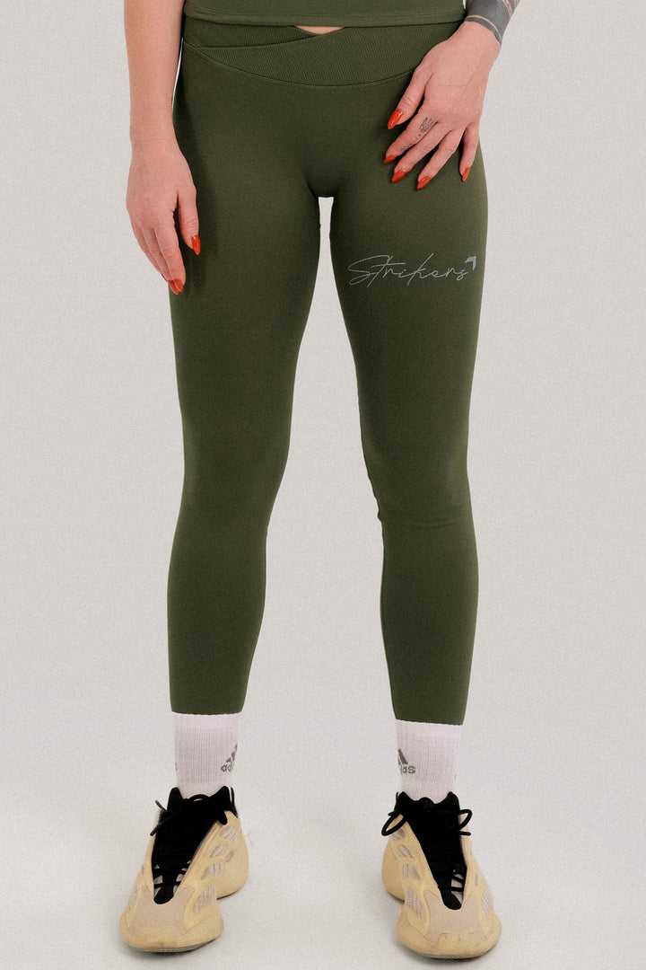 Training Twist Leggings Green