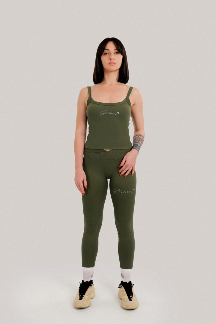Training Twist Leggings Green