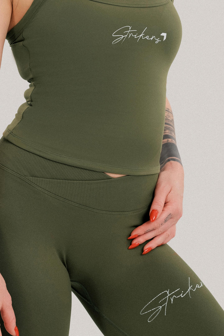 Training Twist Leggings Green