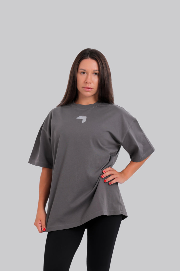 Aura Flex Oversize Kinetic T-Shirt Gray